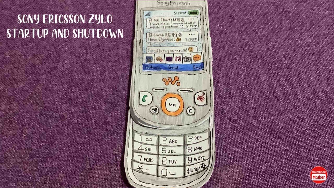 Sony Ericsson Zylo Startup and Shutdown (Halloween Special🎃) смотреть онлайн