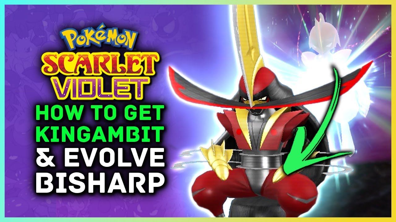 Pokemon Scarlet And Violet - How To Get Kingambit & How To Evolve Bisharp