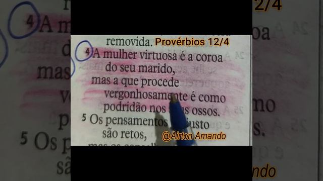 A #Mulher Virtuosa é a Coroa do Seu Marido - Provérbios 12/4 смотреть онлайн