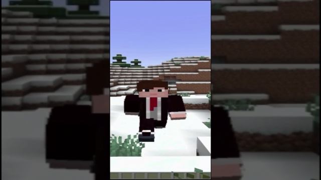 Широкий Sergeny гуляет в майнкрафте