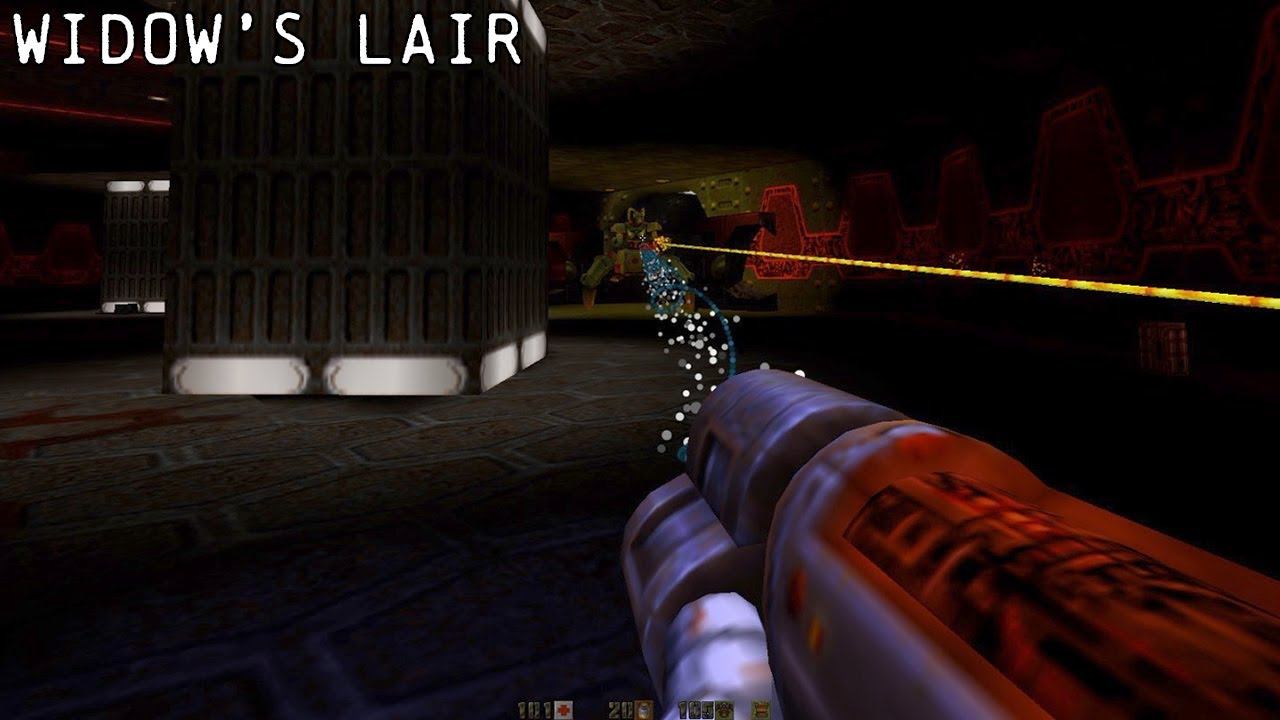 Quake 2 Mission Pack - Ground Zero - Campaign Mission: Widow's Lair | Final Boss Fight смотреть онлайн
