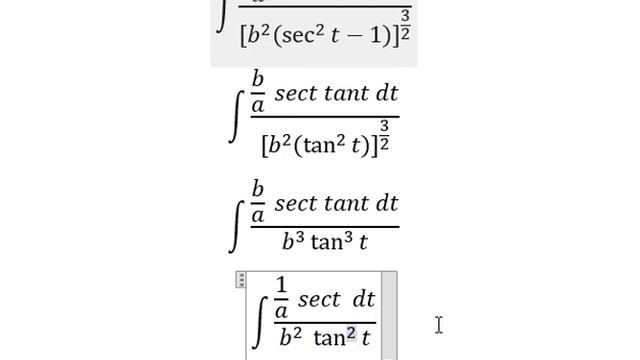 Calculus Help: ∫ dx/[(ax)^2-b^2 ]^(3/2) - Integration by trigonometric substitution смотреть онлайн