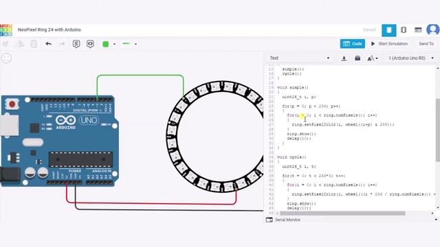 NeoPixel Ring 24 With Arduino | NeoPixel | Arduino Project