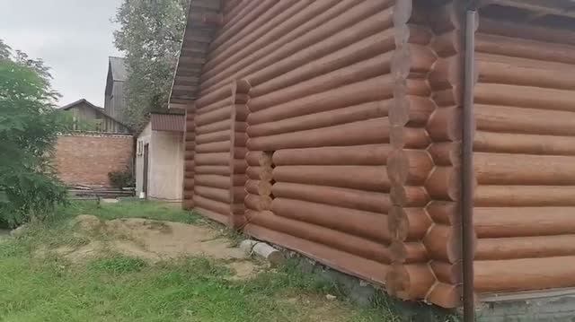 2023 Сентябрь: Сруб из бревна 10х10 с террасой 3 метра в чашу - обзор спустя 1,5 года смотреть онлайн