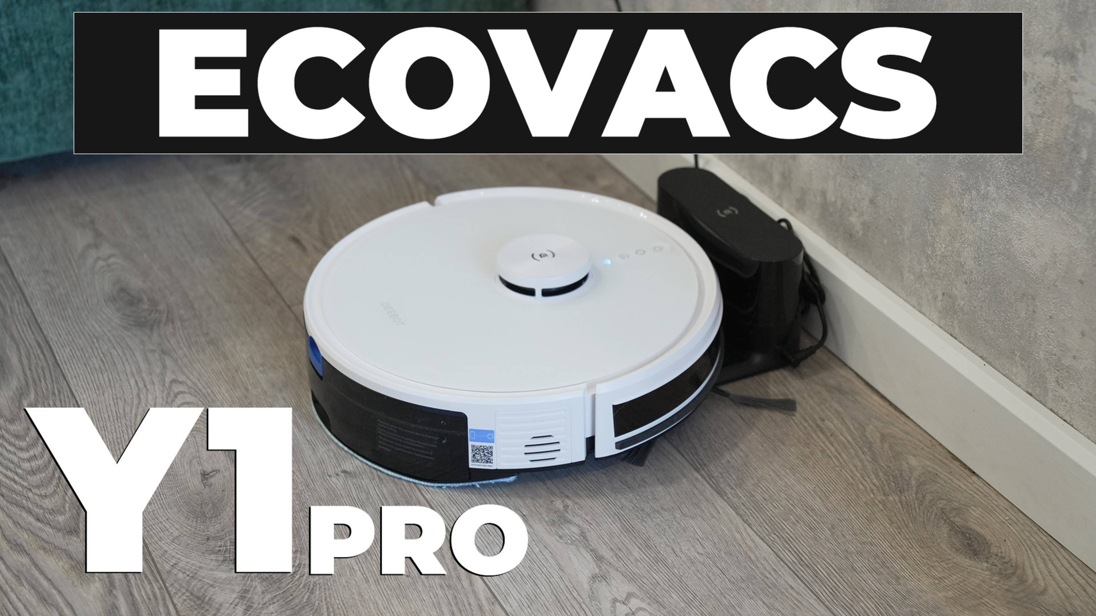 ECOVACS DEEBOT Y1 Pro: БЮДЖЕТНАЯ цена, 6500 Па, распознавание ковров🔥 ОБЗОР и ТЕСТ✅ смотреть онлайн