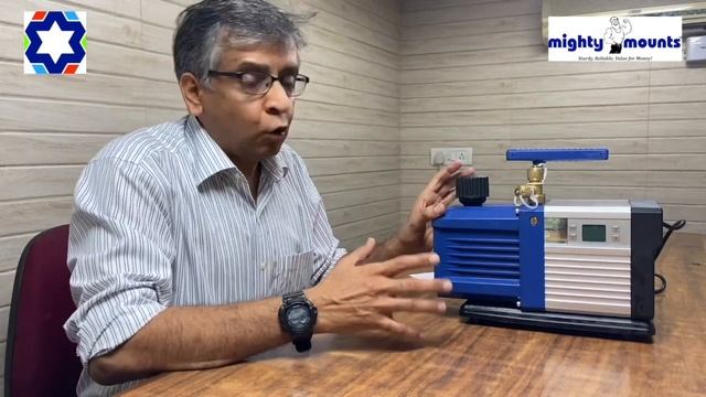 Portable 16CFM Vacuum Pump-Big VRV Installations-Inbuilt Vacuum Guage | Infinity HVAC| Vinod Chanda