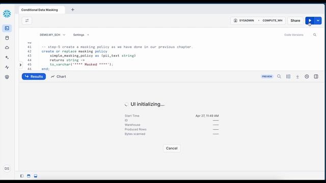What Is Conditional Dynamic Data Masking In Snowflake | Part-02 смотреть онлайн