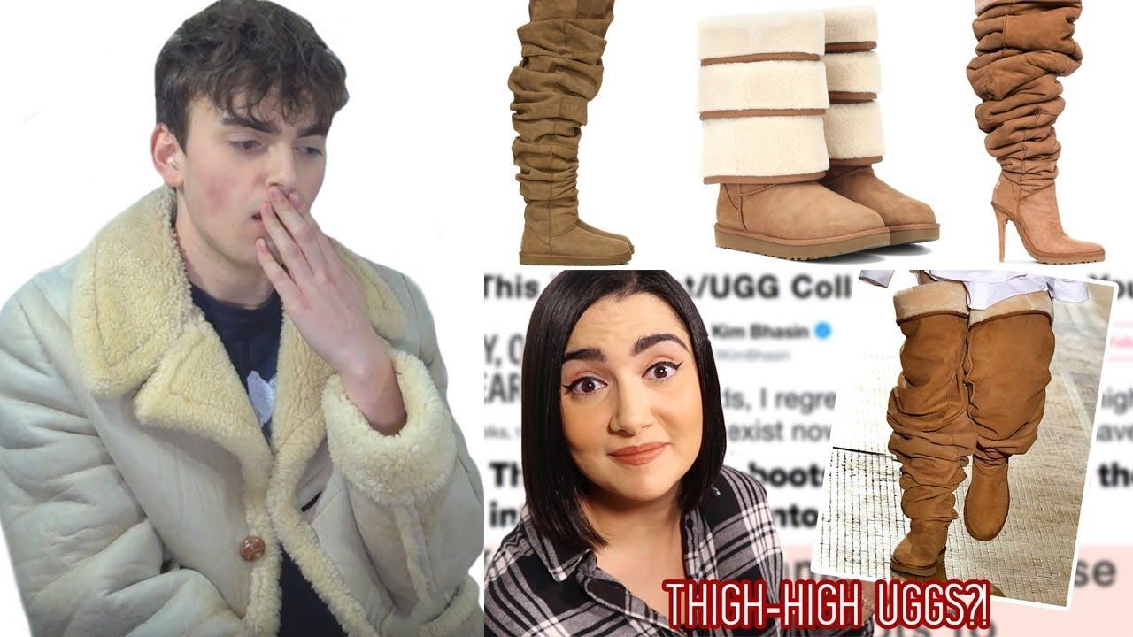 Fashion Critic Reacts To Safiya Nygaard's "I Wore Thigh-High Uggs For A Week" смотреть онлайн