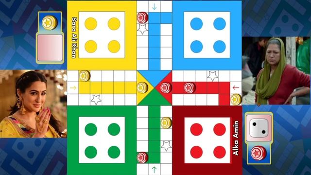 Sara Ali Khan Vs Alka Amin Play Ludo Match || Ludo King Gameplay смотреть онлайн