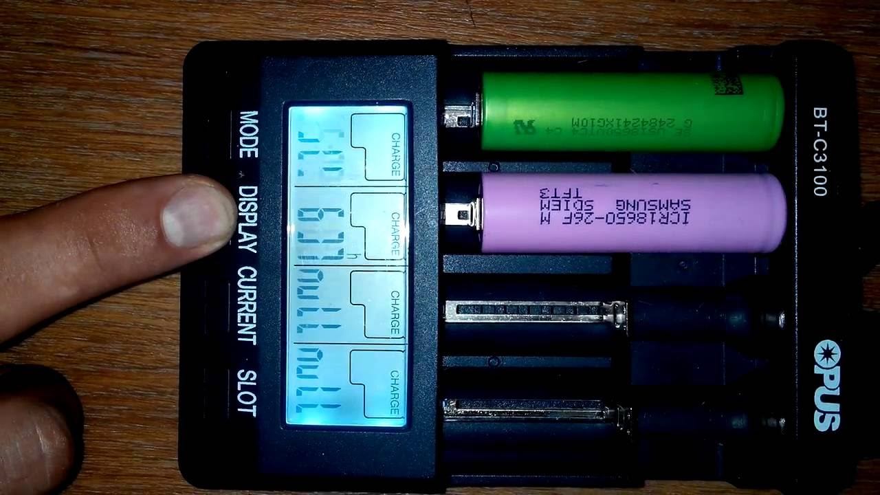 SAMSUNG ICR18650 - 26FM and Sony US18650VTC4 - 18650 3.7V 2100mAh смотреть онлайн