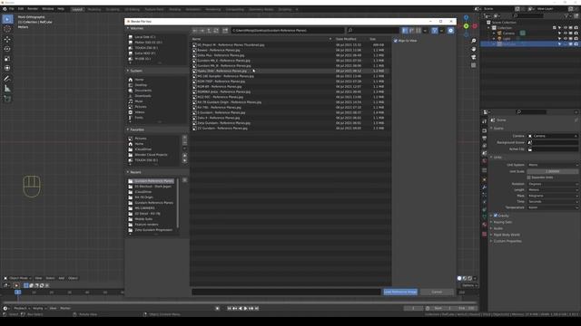 Reference Plane Setup for 3D Modeling in Blender смотреть онлайн