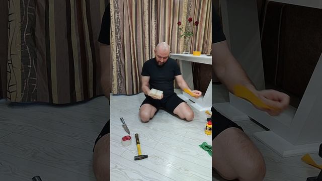 Как убрать щели в ламинате за 2 мин. смотреть онлайн