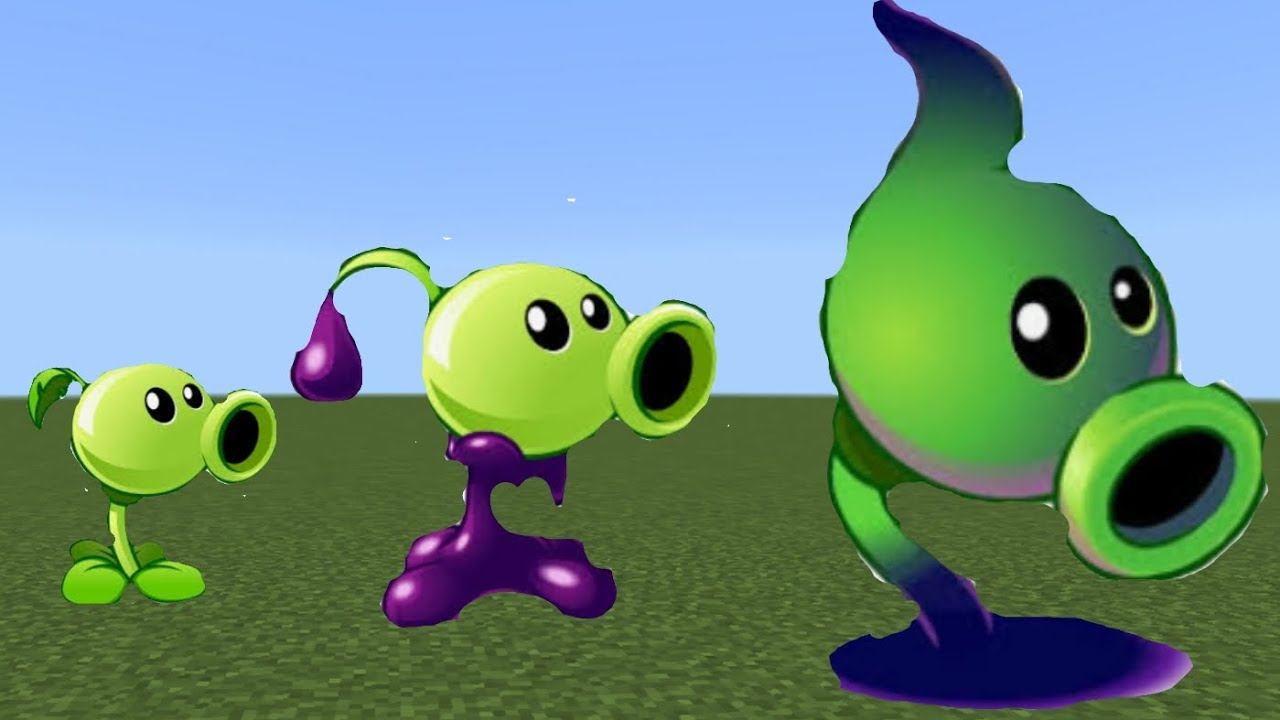 прожили жизнь растений из "plants vs zombi" в маинкрафт 😱👍 смотреть онлайн