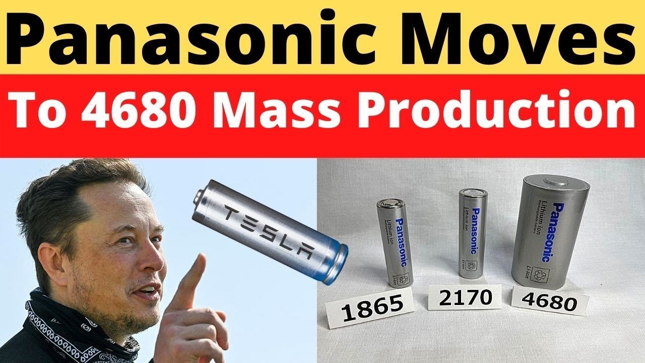 Panasonic Moves Tesla 4680 Battery Production Forward смотреть онлайн