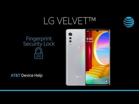 Learn how to use Finger print security lock on your LG Velvet 5G | AT&T Wireless смотреть онлайн