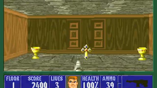 Rise of the Triad 95 (1993 prototype) - Wolfenstein 3D's E1L1 смотреть онлайн