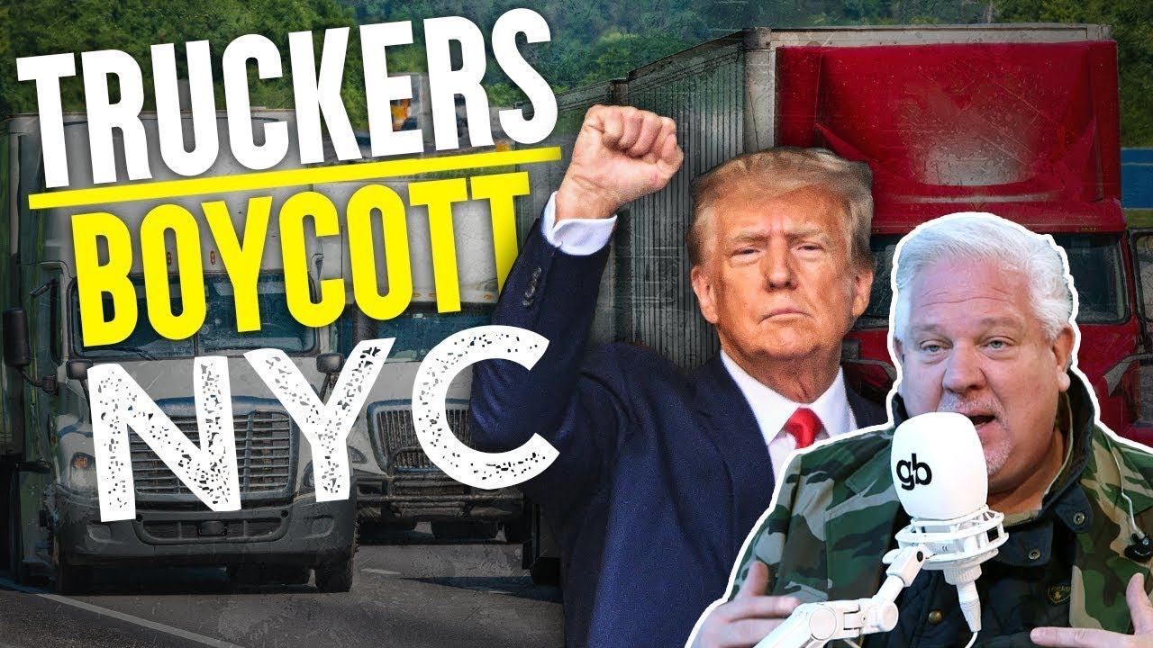 NYC Trucker BOYCOTT: Truckers Call-In to Glenn Beck's Radio Show смотреть онлайн