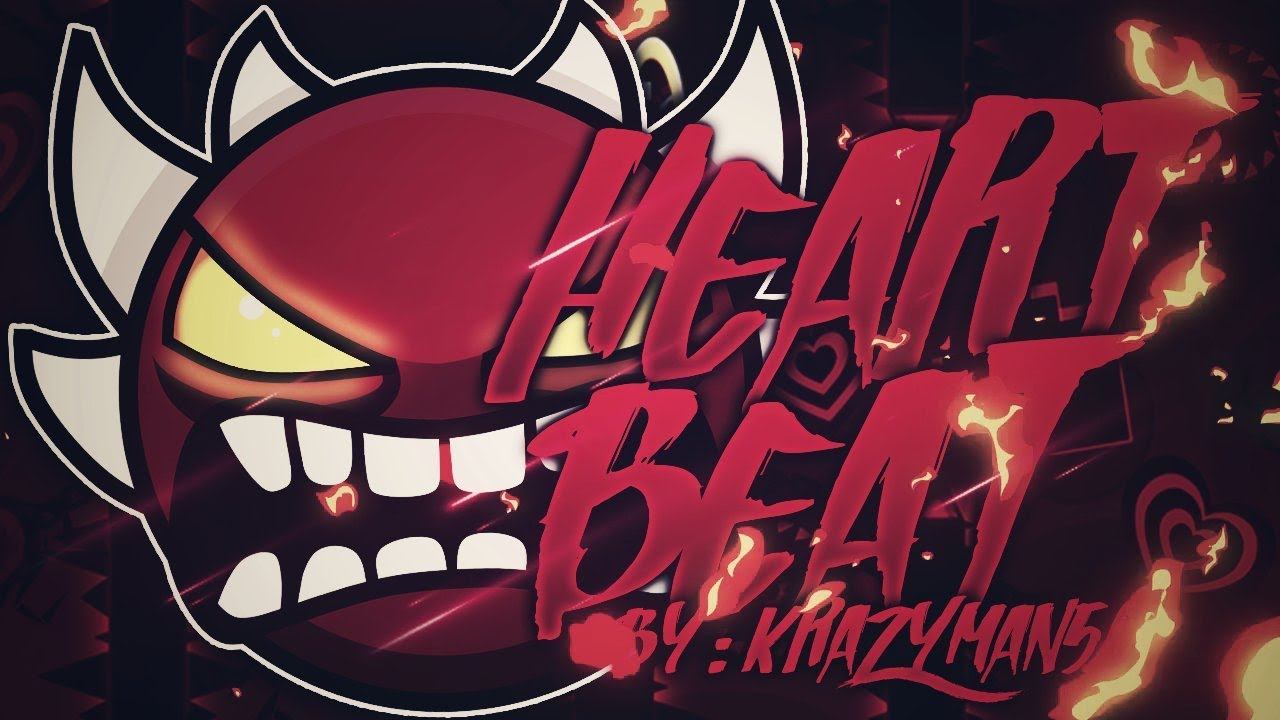 (Extreme Demon) Heartbeat By Krazyman50 | Geometry Dash 2.1
