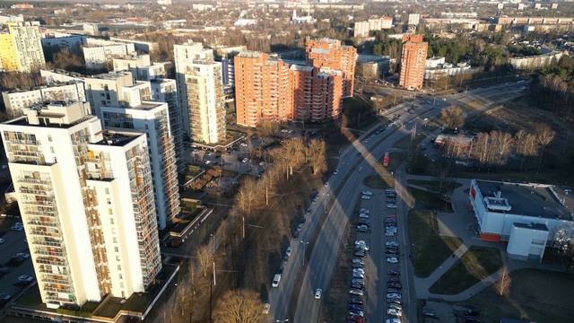 Рига 4K Микрорайон Иманта С высоты птичьего полёта #рига #riga смотреть онлайн