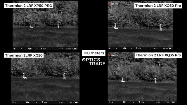 Comparison Of Pulsar Thermion 2 LRF (XP50 Pro, XQ50 Pro, XG50 & XQ35 Pro)| Optics Trade In The Fiel
