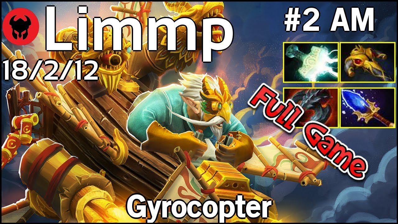 Limmp [coL] plays Gyrocopter!!! Dota 2 Full Game 7.22 смотреть онлайн