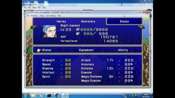Tutorial:  Using Cheat Engine to create cwcheat codes for PPSSPP