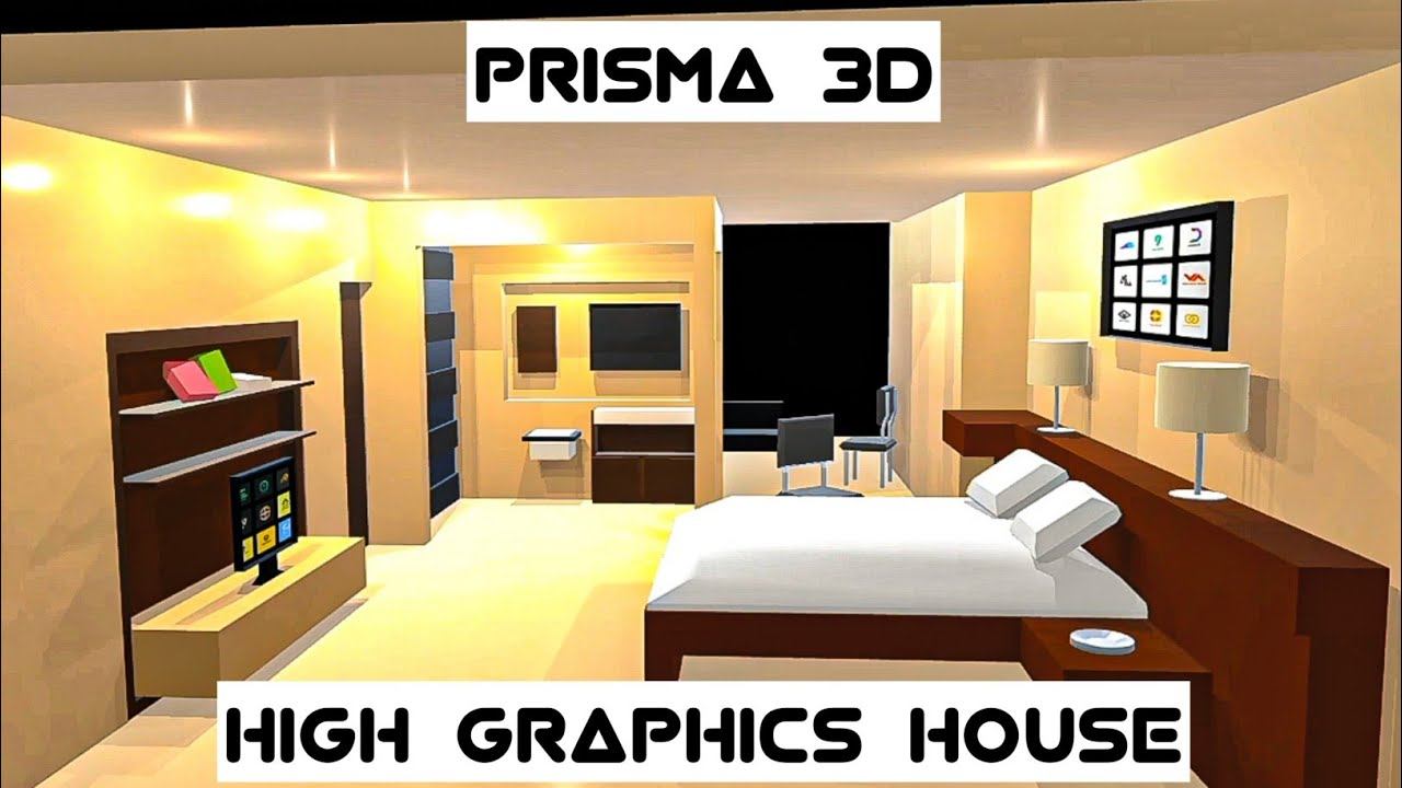 High graphics 3d House model in prisma 3d 2.0.7 😱😱 смотреть онлайн