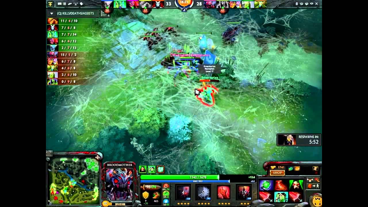 dota 2 Broodmother Montage (Halloween 89) смотреть онлайн