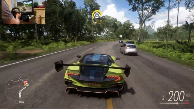 ASTON MARTIN VULCAN AMR PRO 953 HP 340 KM/H| Forza Horizon 5 | Logitech G29 Steering Wheel Gamepla смотреть онлайн