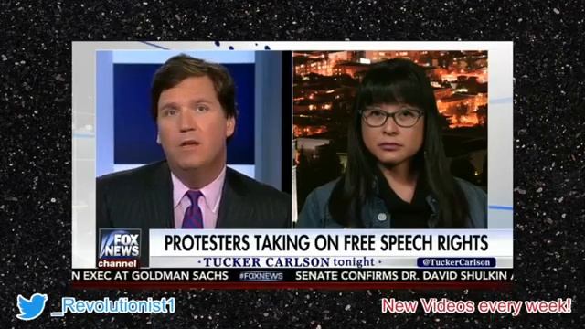 Tucker Carlson Radical Fascist Protest Leader Yvette Felarca смотреть онлайн