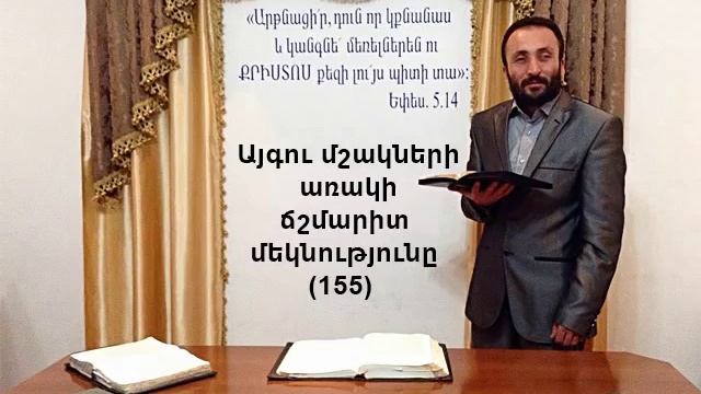 155.HOGEVOR QAROZNER Այգու մշակների առակի ճշմարիտ մեկնությունը (155)