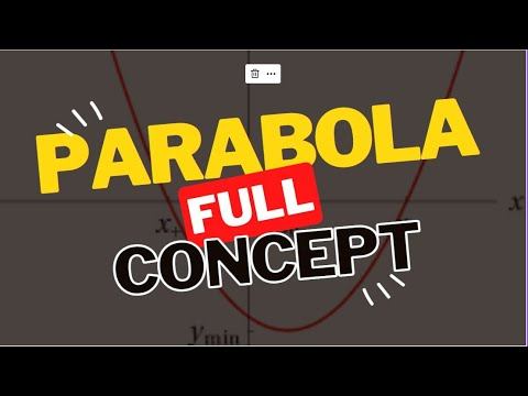 Introduction Chapter 11 Conic Section Class 11 (NCERT MATHS) Parabola full concept смотреть онлайн