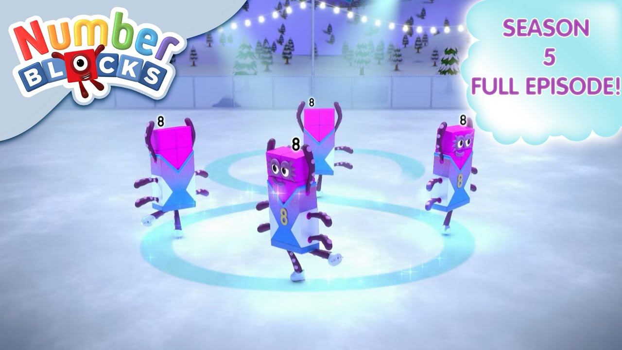 @Numberblocks- Snow Day Doubles ☃️| Multiplication | Season 5 Full Episode 21 | Learn to Count смотреть онлайн