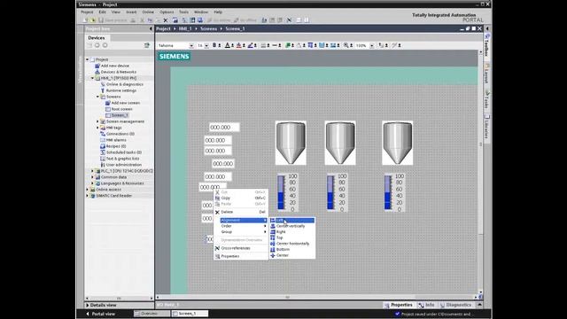 MP4 720p TIA Portal Quickstart #17 HMI Object alignment смотреть онлайн