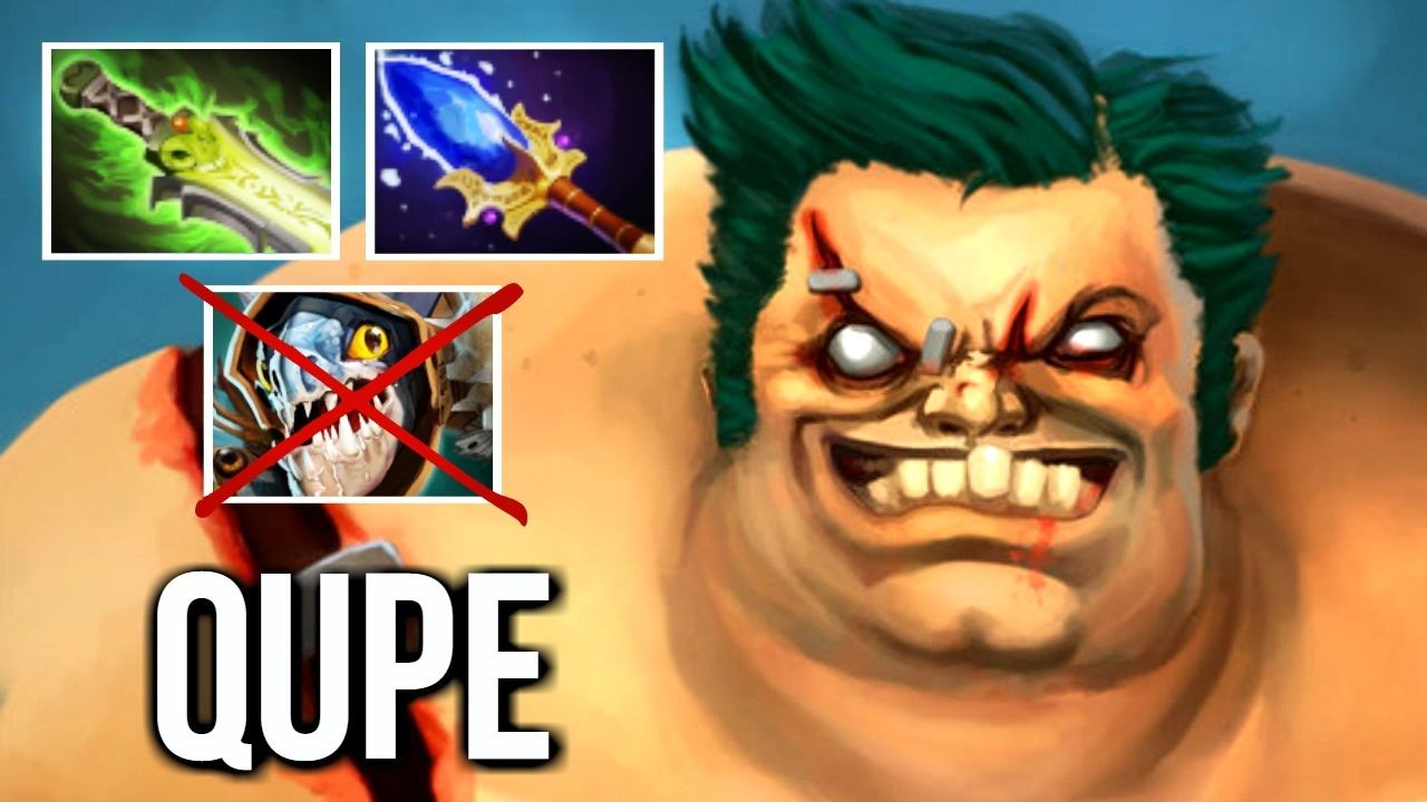 Pudge Epic Hook by Qupe vs Slark 7mad Mega Comeback 7k MMR Dota 2 смотреть онлайн