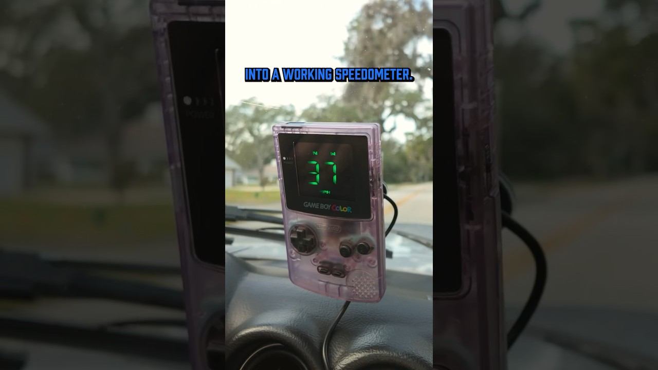 The Gameboy Speedometer смотреть онлайн