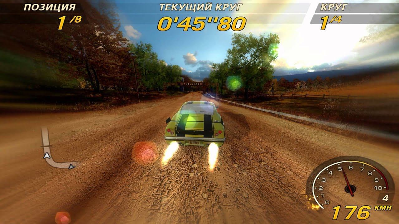 FlatOut Reborn - Midwest Ranch 1 day test. [60fps, 1080p] смотреть онлайн