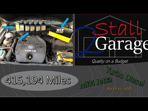 VW Turbo Diesel Oil Change At 415,194 Miles