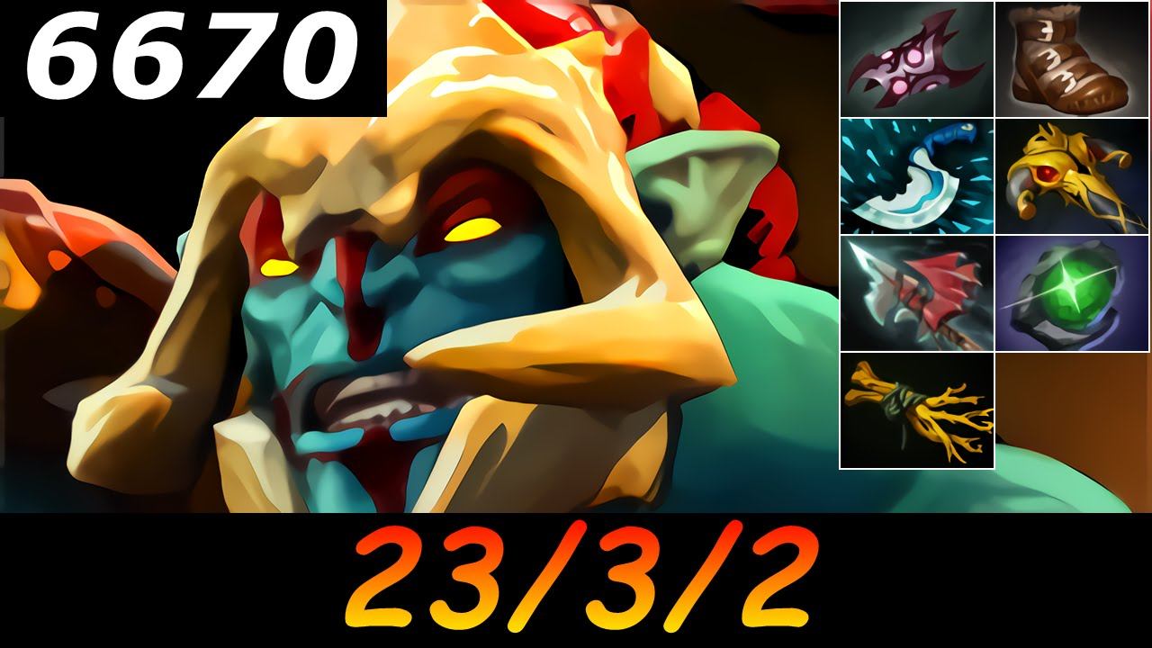 Dota 2 Huskar 6670 MMR 23/3/2 (Kills/Deaths/Assists) Ranked Full Gameplay смотреть онлайн