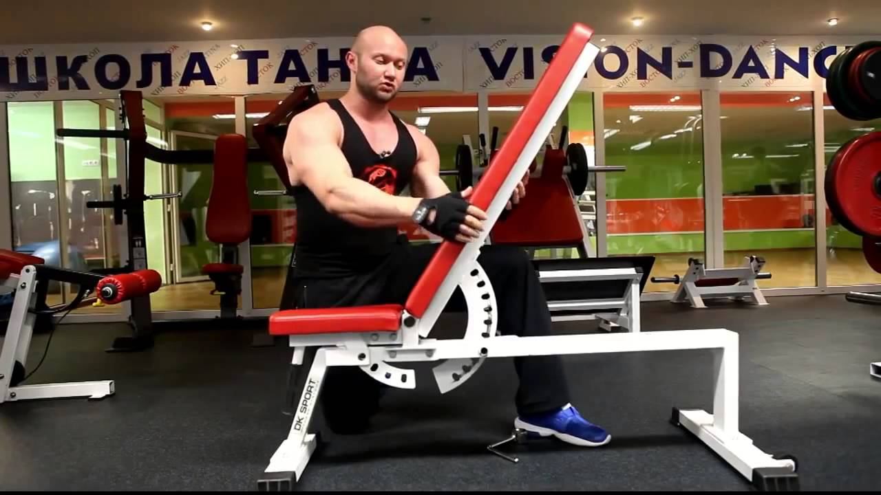 Как накачать грудь жимом штанги лежа на наклонной скамье Fitness Motivation смотреть онлайн