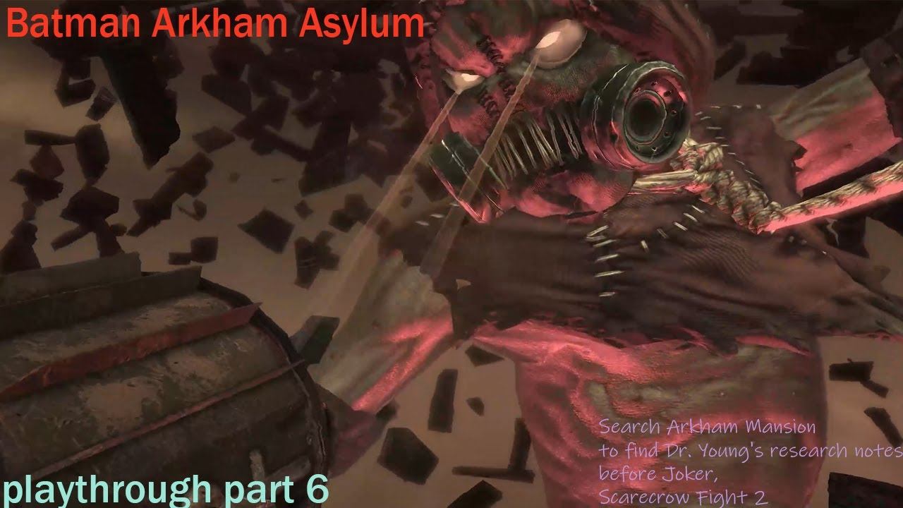 Batman Arkham Asylum, playthrough part6(Locate Dr. Young 2, Scarecrow Fight 2), Hard Difficulty 8K смотреть онлайн