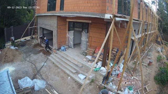 Таймлапс стройки дома 727 кв. м. за 1 год / Timelapse of a 700 sq. m. house construction in 1 year смотреть онлайн