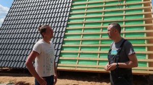 Кровля из металлочерепицы своими руками для дома по проекту а-фрейм