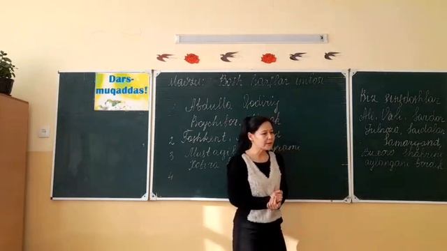 Ona Tili Fanidan 5 - Sinf O`quvchilari Uchun Bosh Harflar Imlosi Mavzusi Asosida Tayyorlagan Videol