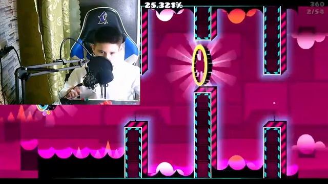 РЕКОРД НА DEADLOCKED 79% | Geometry dash смотреть онлайн