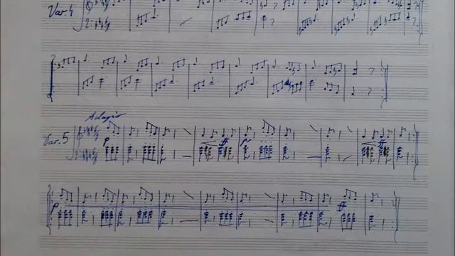 7 Variations on a Lullaby for Piano or Harp (or in this case Tack Piano) смотреть онлайн