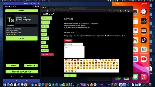 Create potential customer lists using keywords on textsoda . sms lead generation tool. смотреть онлайн