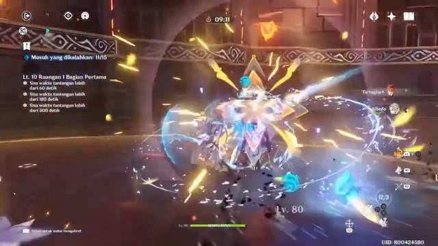 Test Albedo Level 70 - Genshin Impact смотреть онлайн