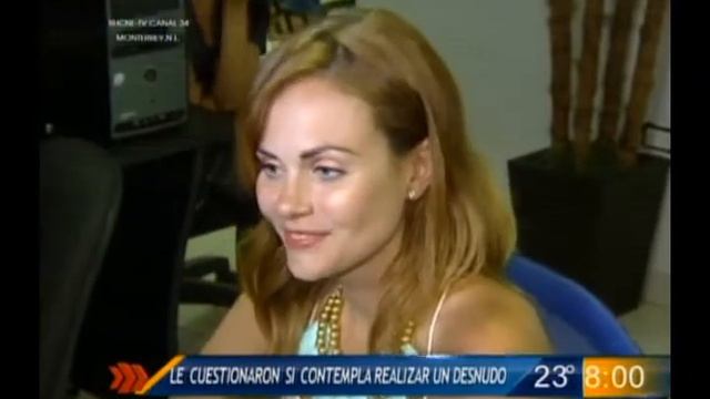 Las Noticias - Laura Carmine disfrutó el videochat en Televisa Monterrey смотреть онлайн