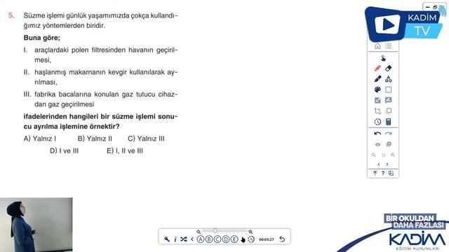 10.SINIF / KİMYA / Karışımları Ayrıştırma Teknikleri Soru Çözümü смотреть онлайн